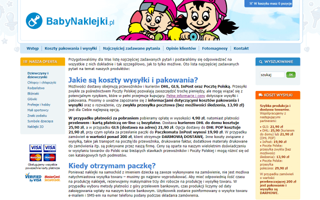 Babynaklejki.pl recenzje i doświadczenie