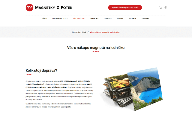 Magnetky z fotek