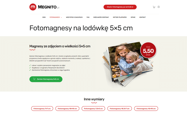 Magnesy na lodówkę ze zdjęć